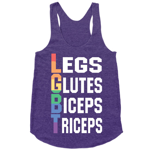 LGBT fitness Racerback Tank