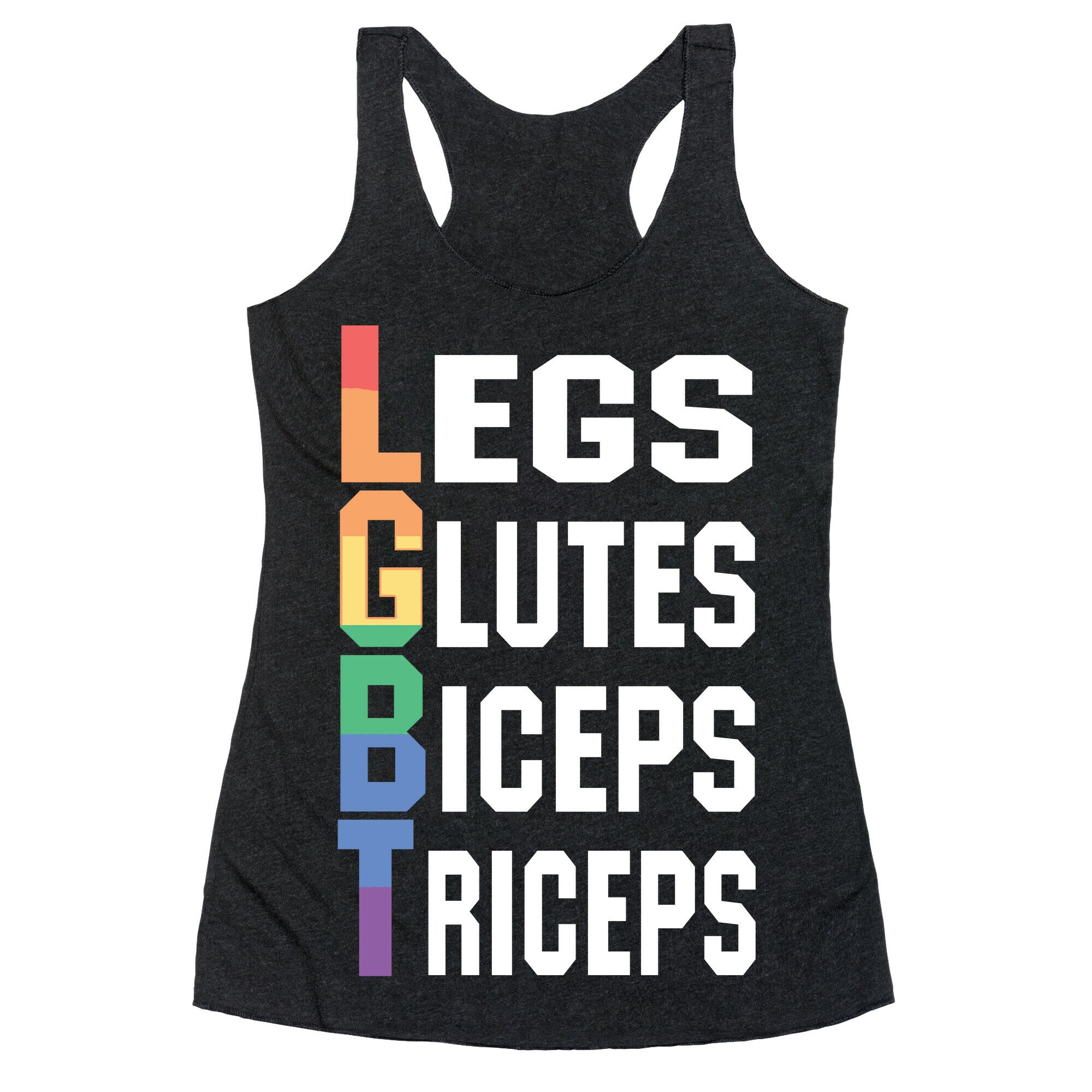 LGBT fitness Racerback Tank
