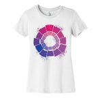 Bi Pride Color Wheel Women's Cotton Tee