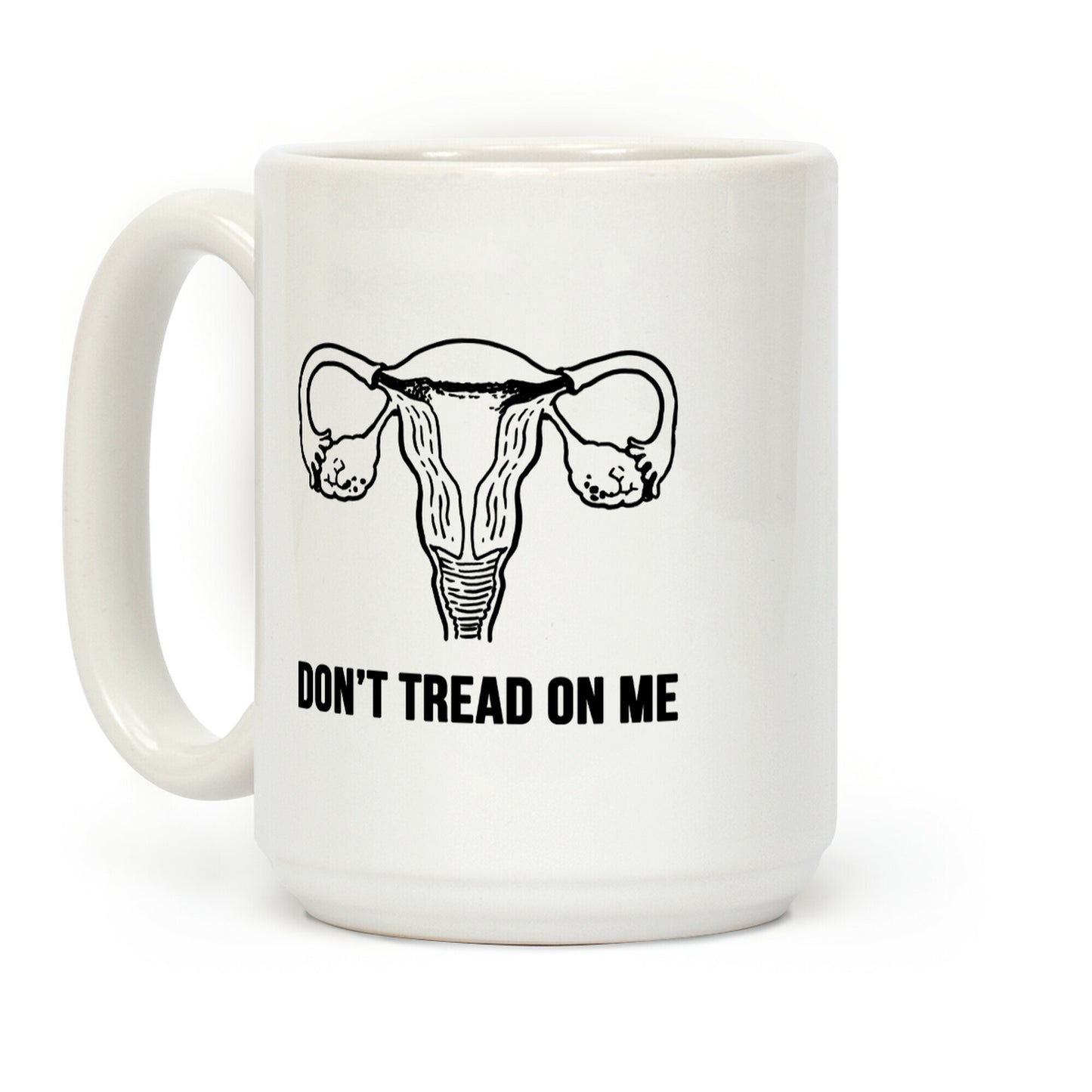 Don't Tread On Me (Pro-Choice Uterus) Coffee Mug