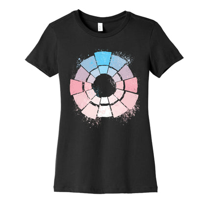 Trans Pride Color Wheel Women's Cotton Tee