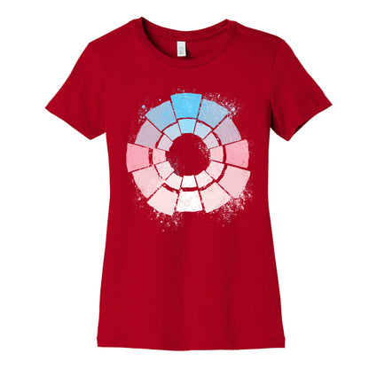 Trans Pride Color Wheel Women's Cotton Tee