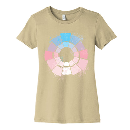 Trans Pride Color Wheel Women's Cotton Tee
