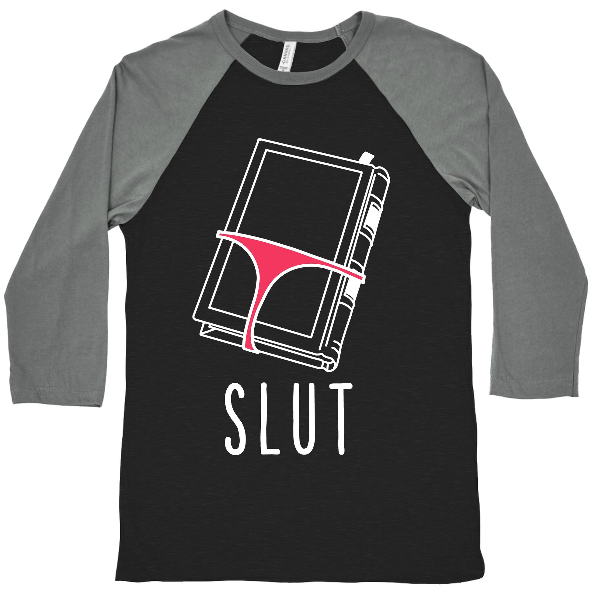 Book Slut Baseball Tee