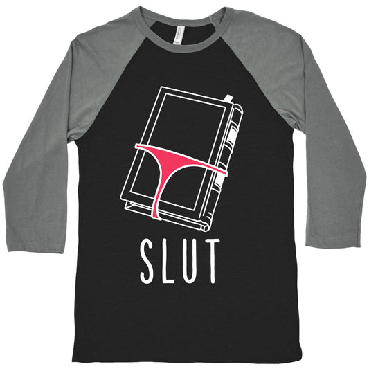 Book Slut Baseball Tee