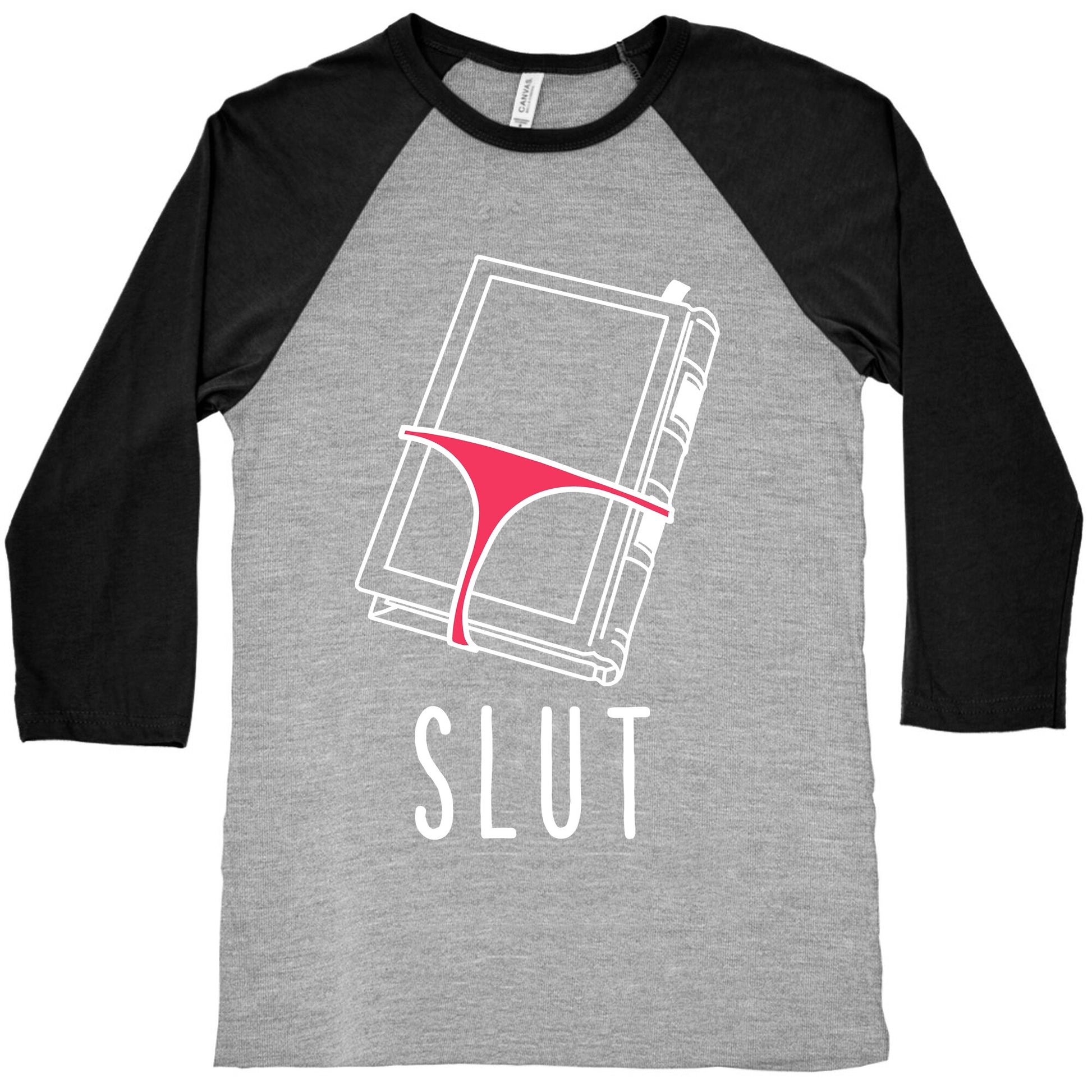 Book Slut Baseball Tee
