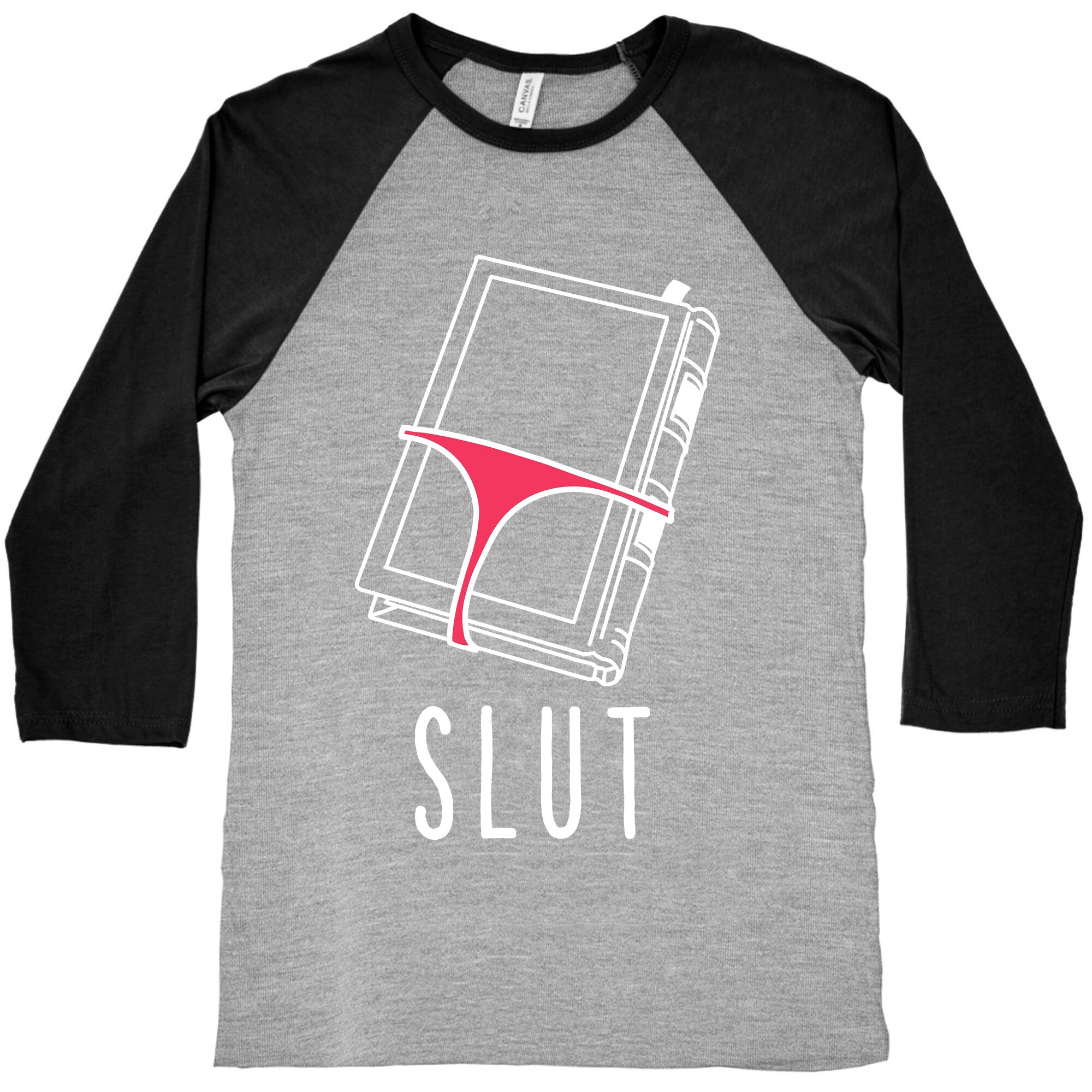 Book Slut Baseball Tee