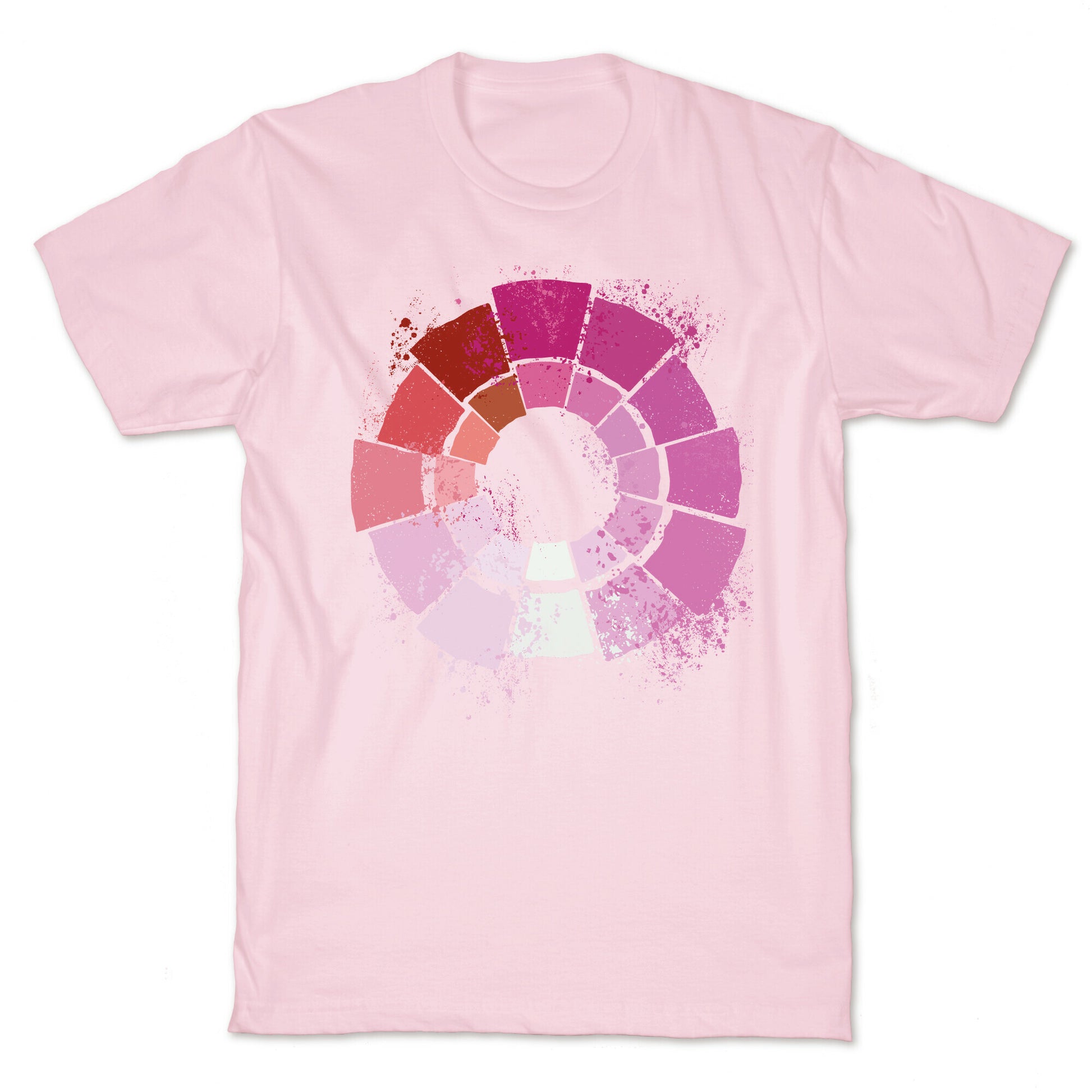 Lesbian Pride Color Wheel T-Shirt