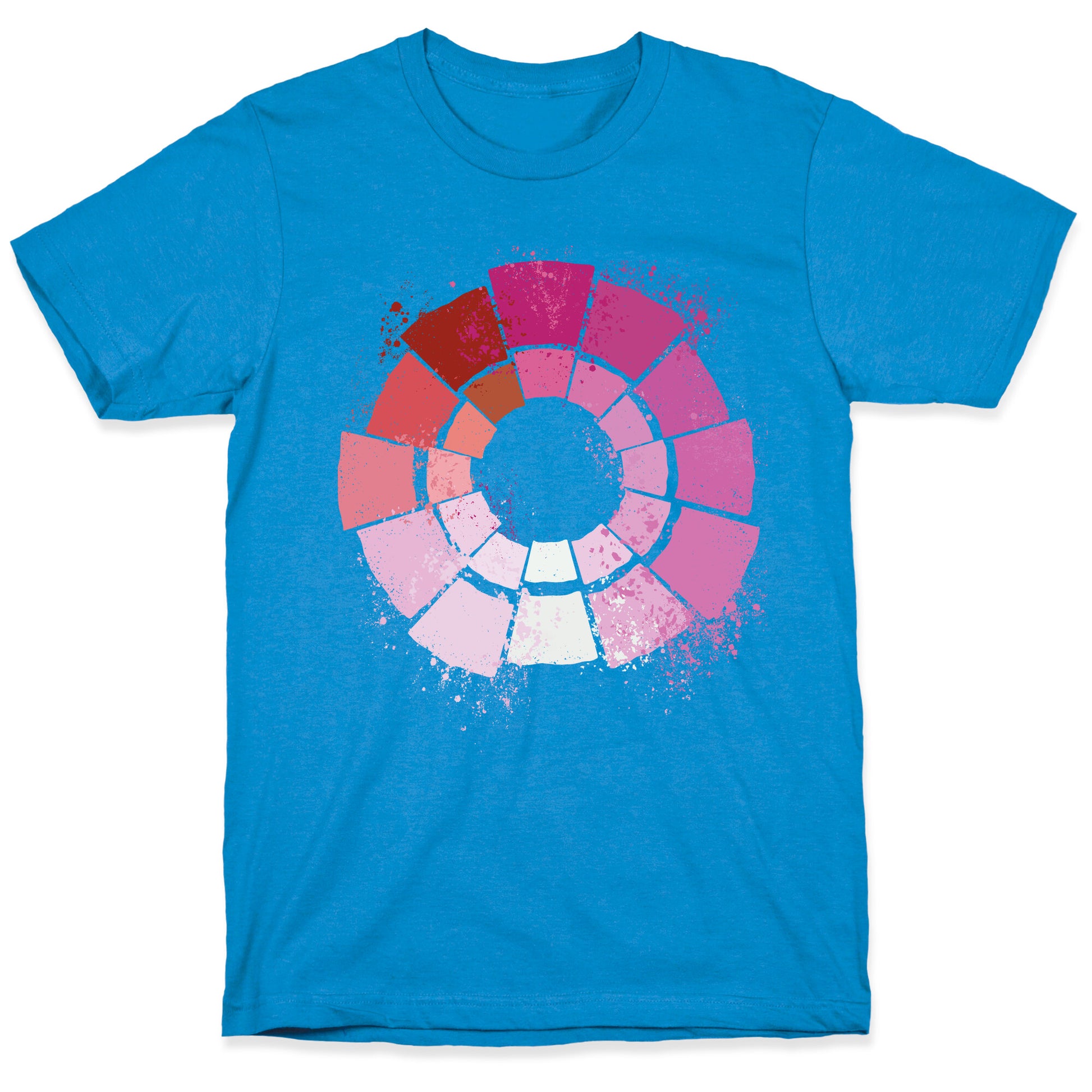 Lesbian Pride Color Wheel T-Shirt