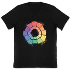 Gay Pride Color Wheel V-Neck