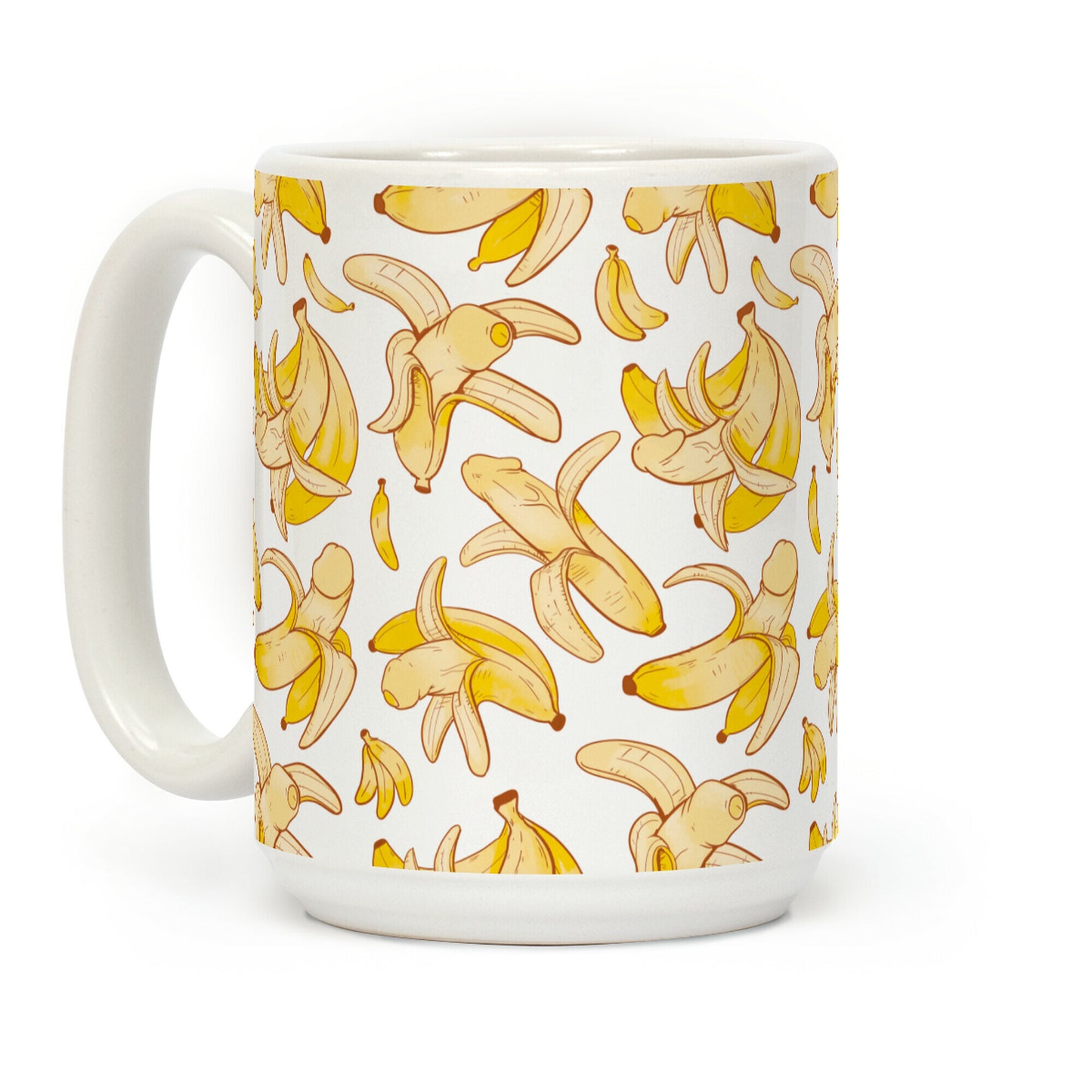 Banana penis pattern Coffee Mug