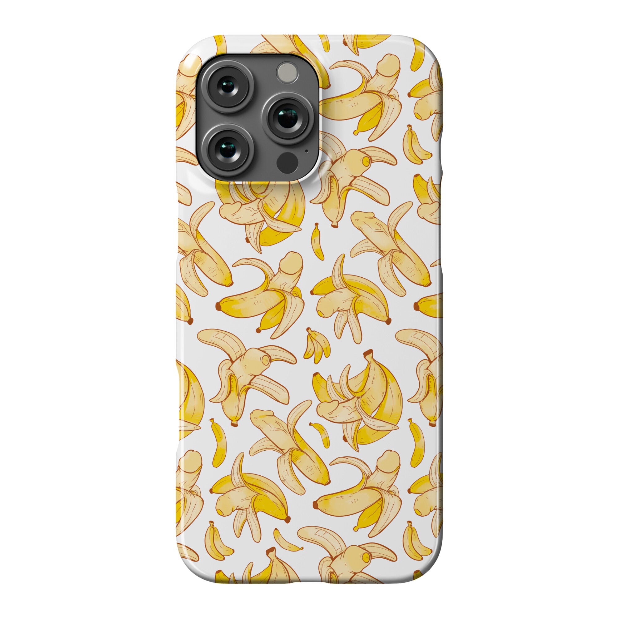 Banana penis pattern Phone Case