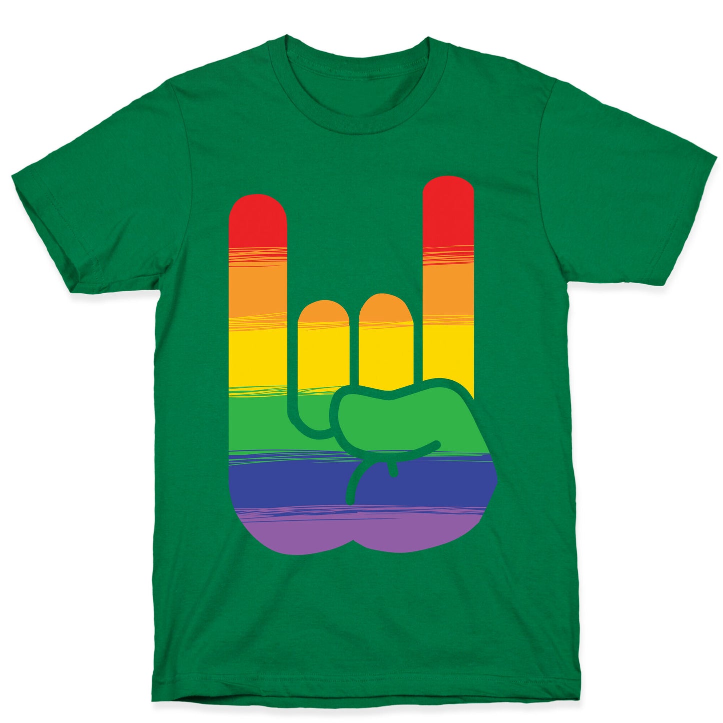 Rock On Gay Pride T-Shirt