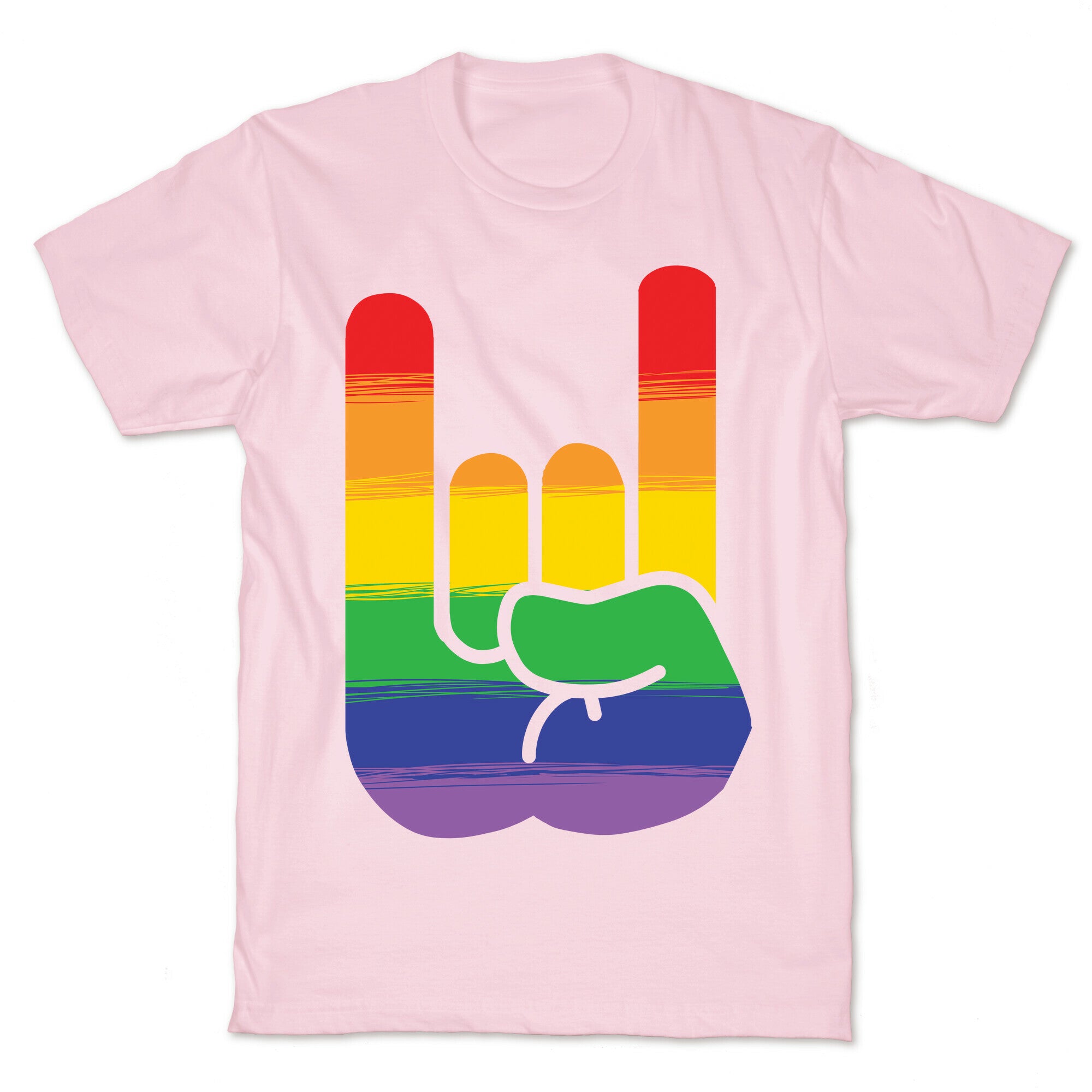 Rock On Gay Pride T-Shirt