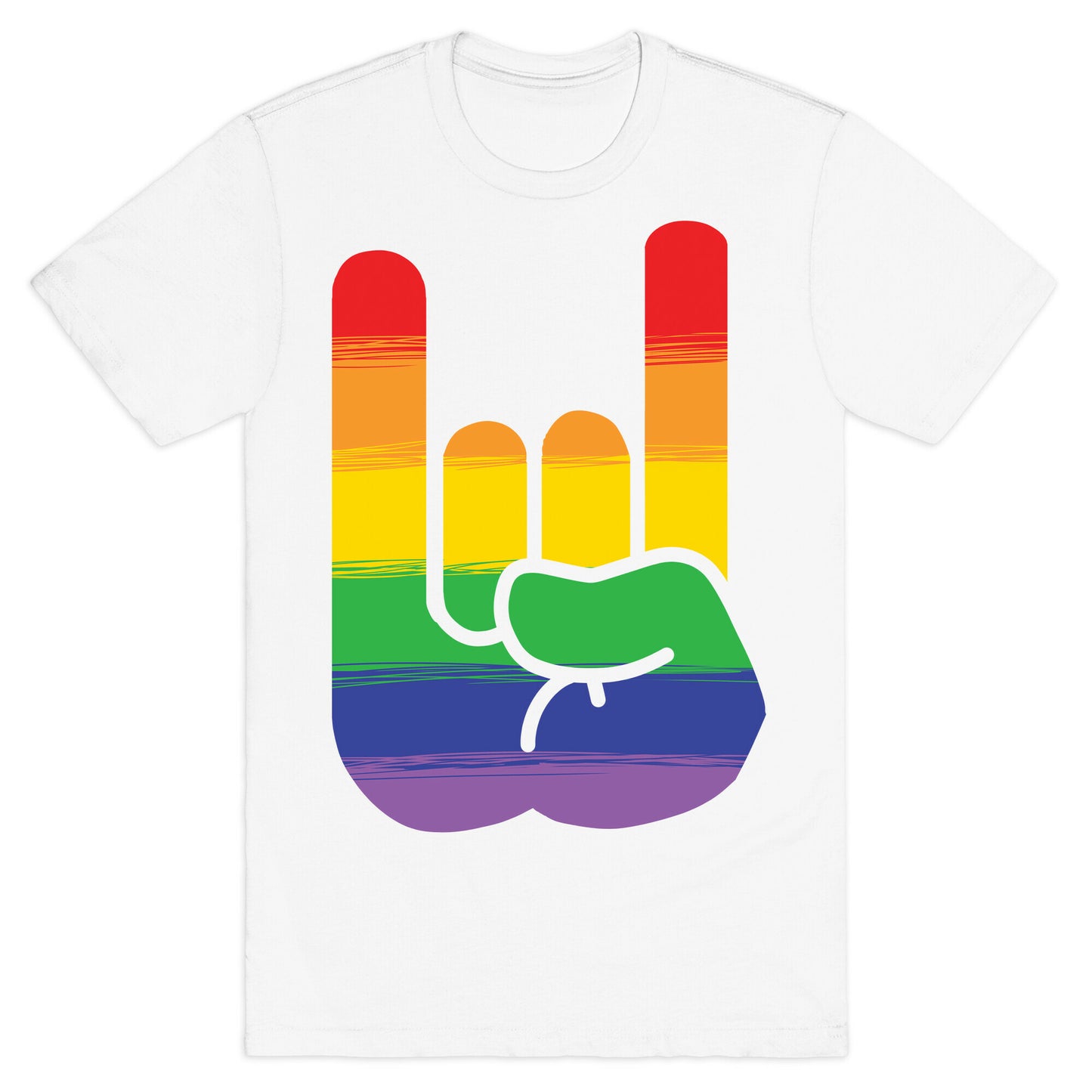 Rock On Gay Pride T-Shirt