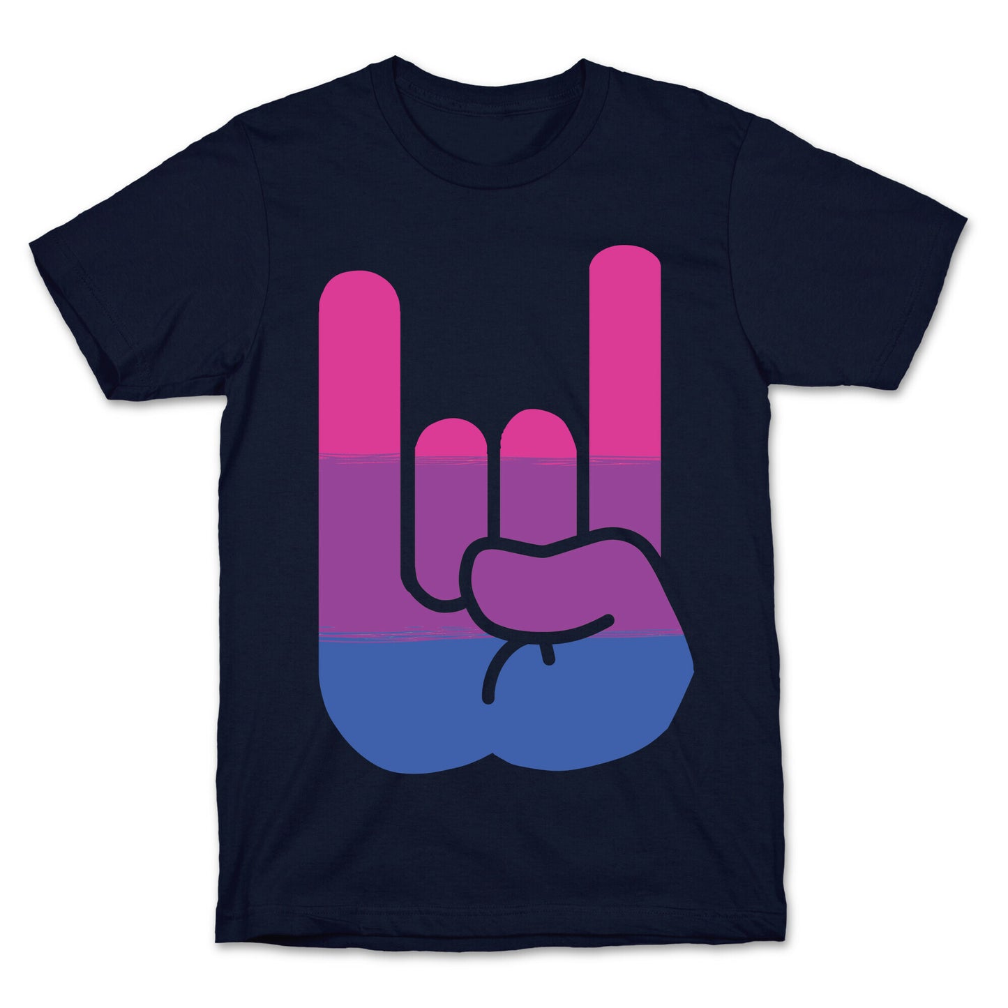 Rock On Bi Pride T-Shirt