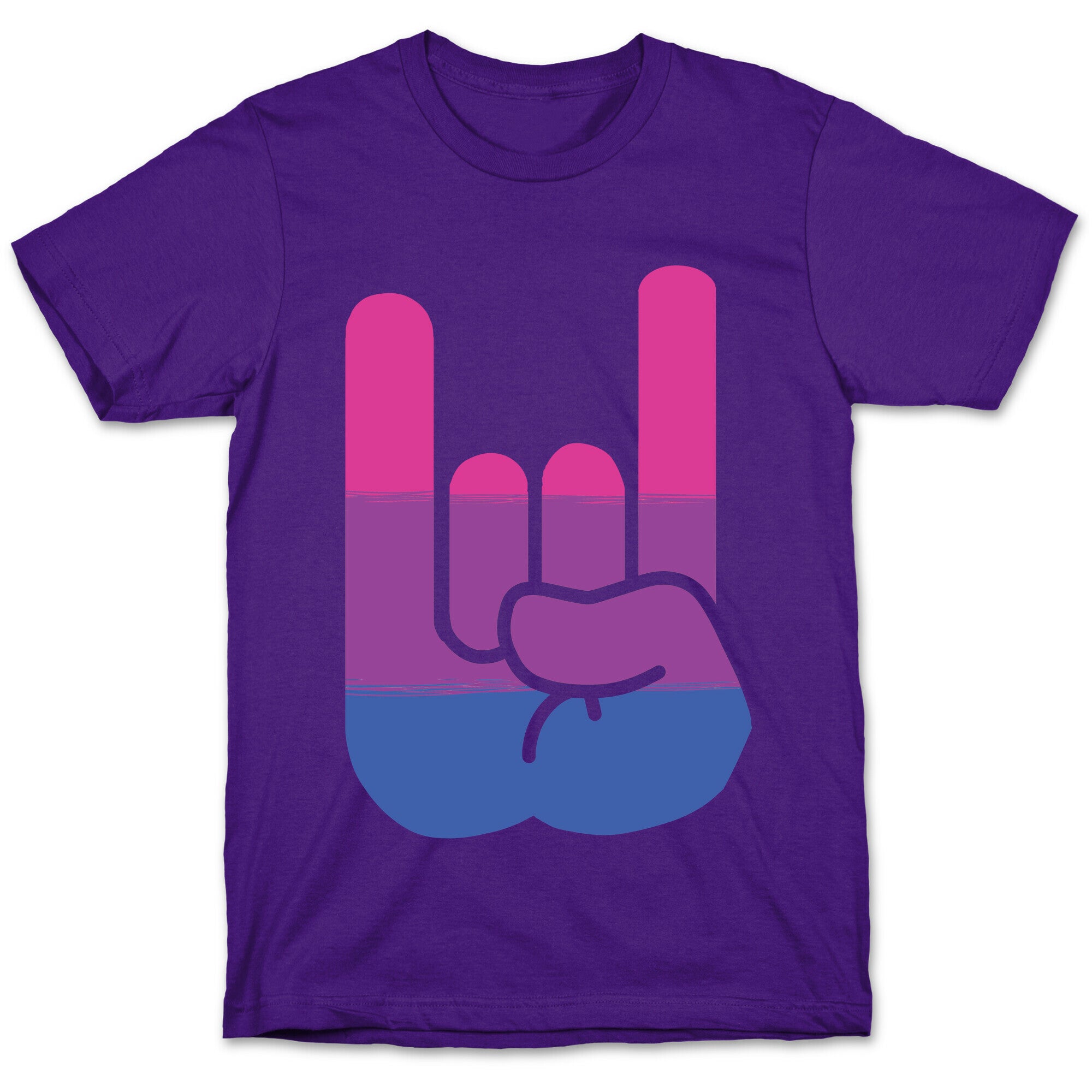 Rock On Bi Pride T-Shirt