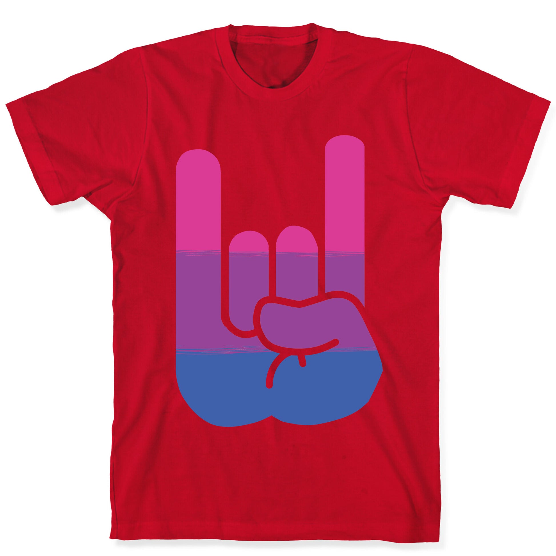 Rock On Bi Pride T-Shirt