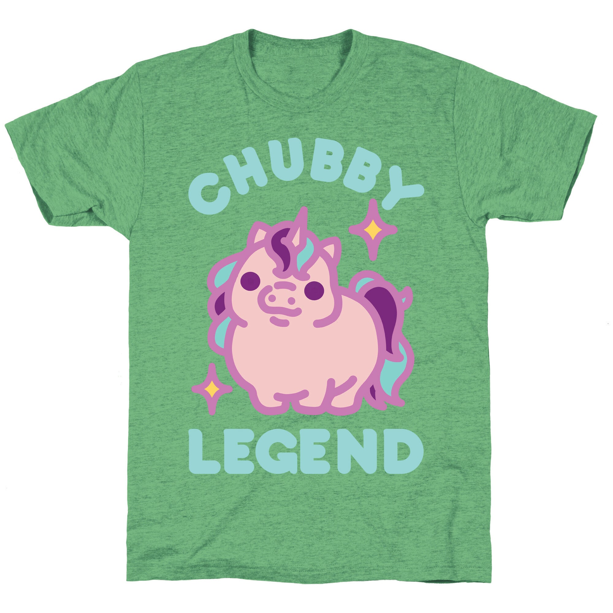 Chubby Legend Unicorn Unisex Triblend Tee