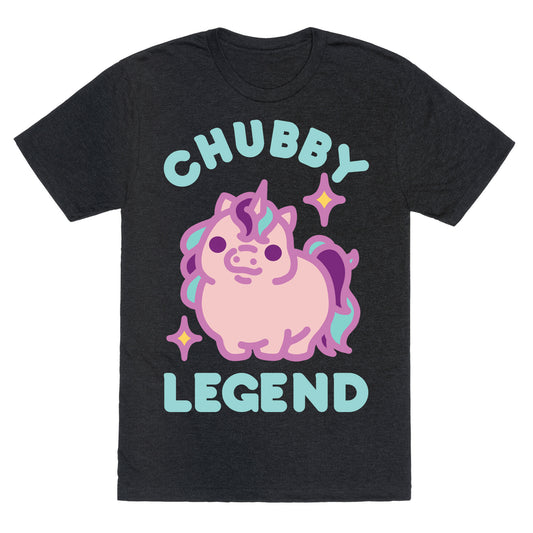 Chubby Legend Unicorn Unisex Triblend Tee