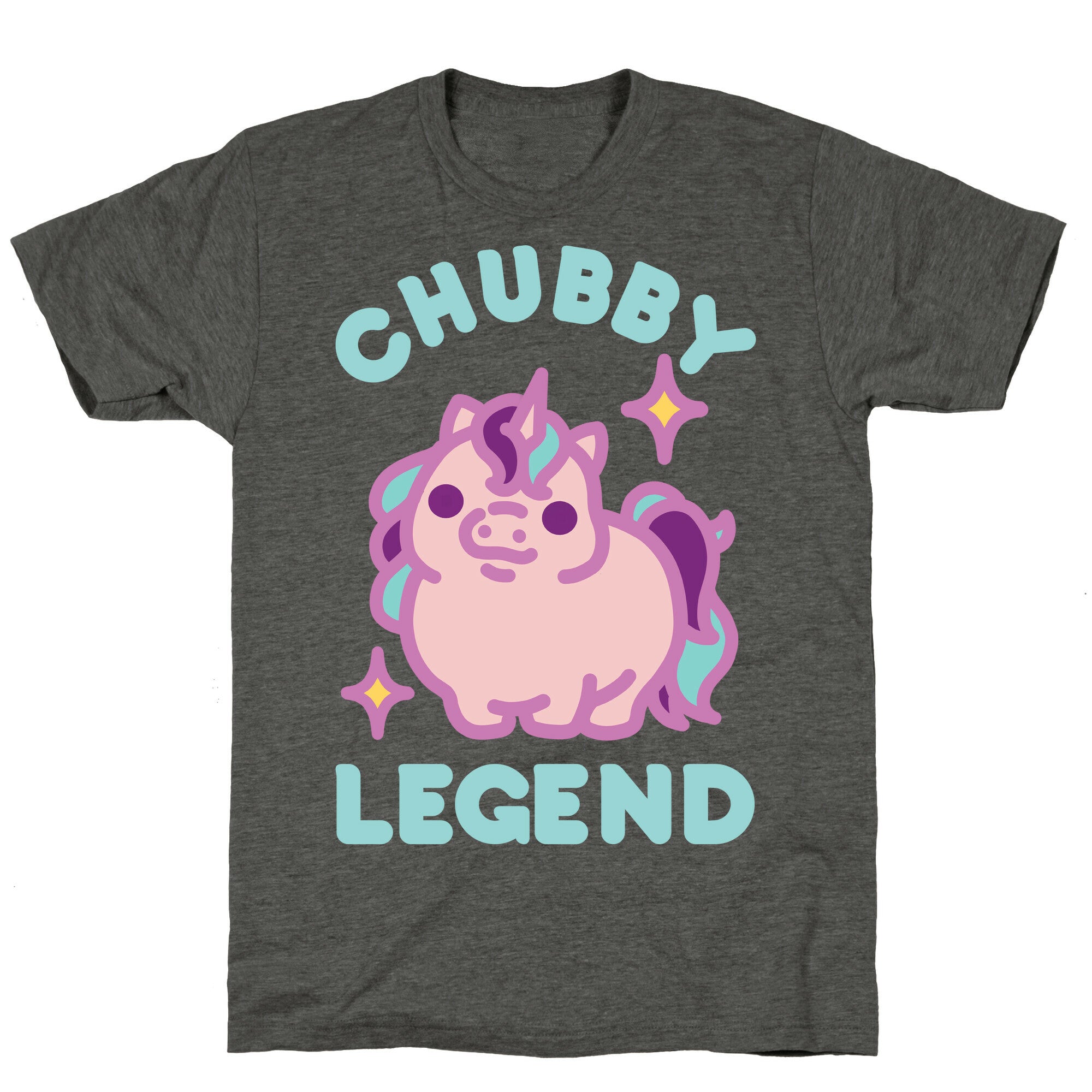 Chubby Legend Unicorn Unisex Triblend Tee