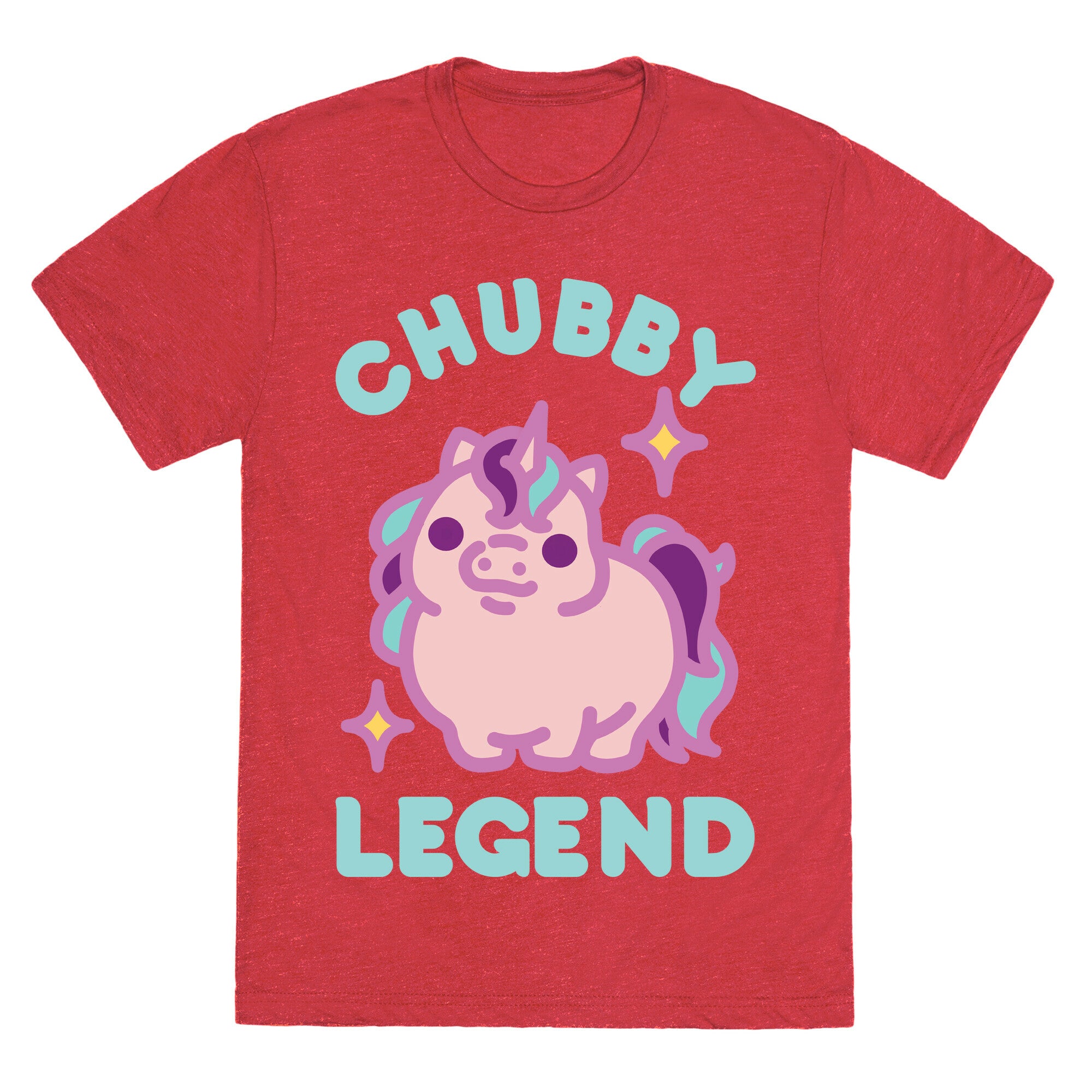 Chubby Legend Unicorn Unisex Triblend Tee