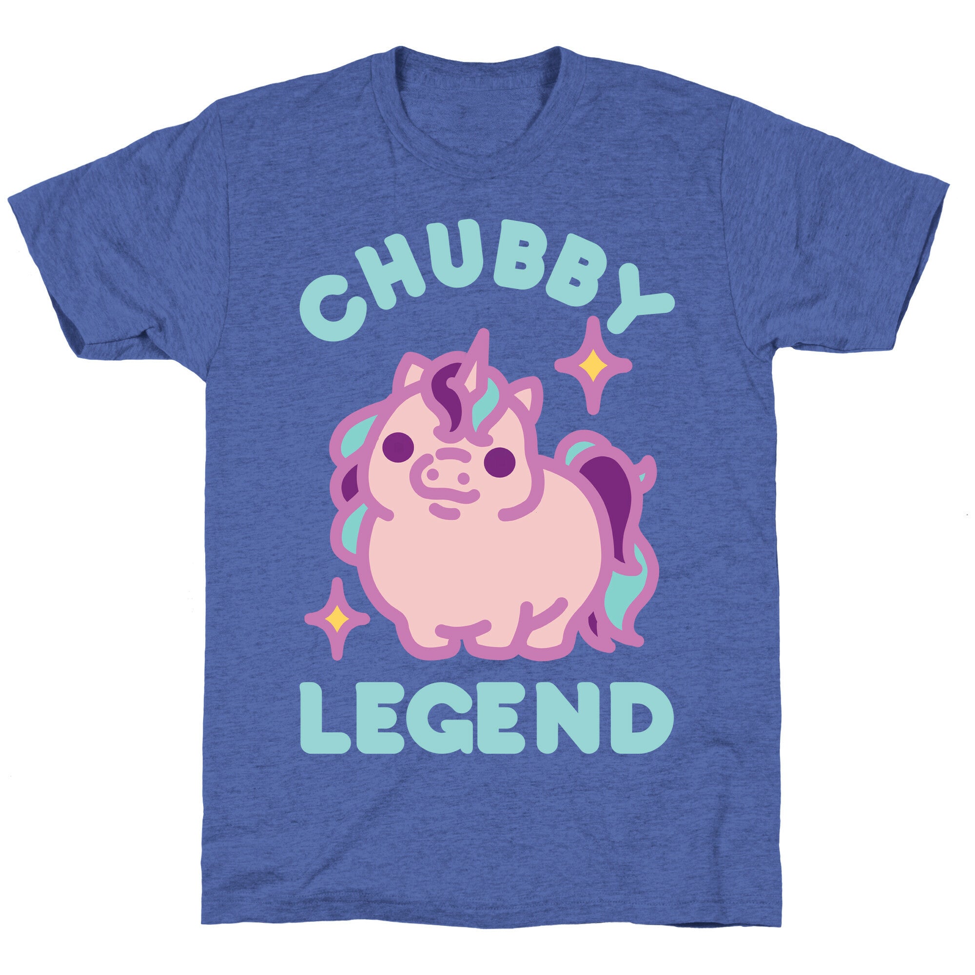 Chubby Legend Unicorn Unisex Triblend Tee
