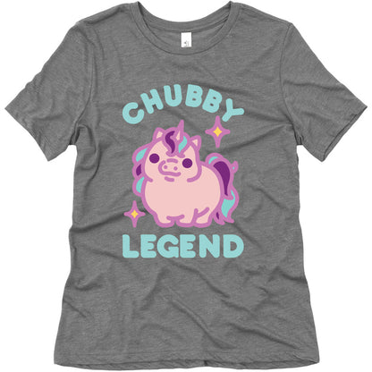 Chubby Legend Unicorn Women's Triblend Tee