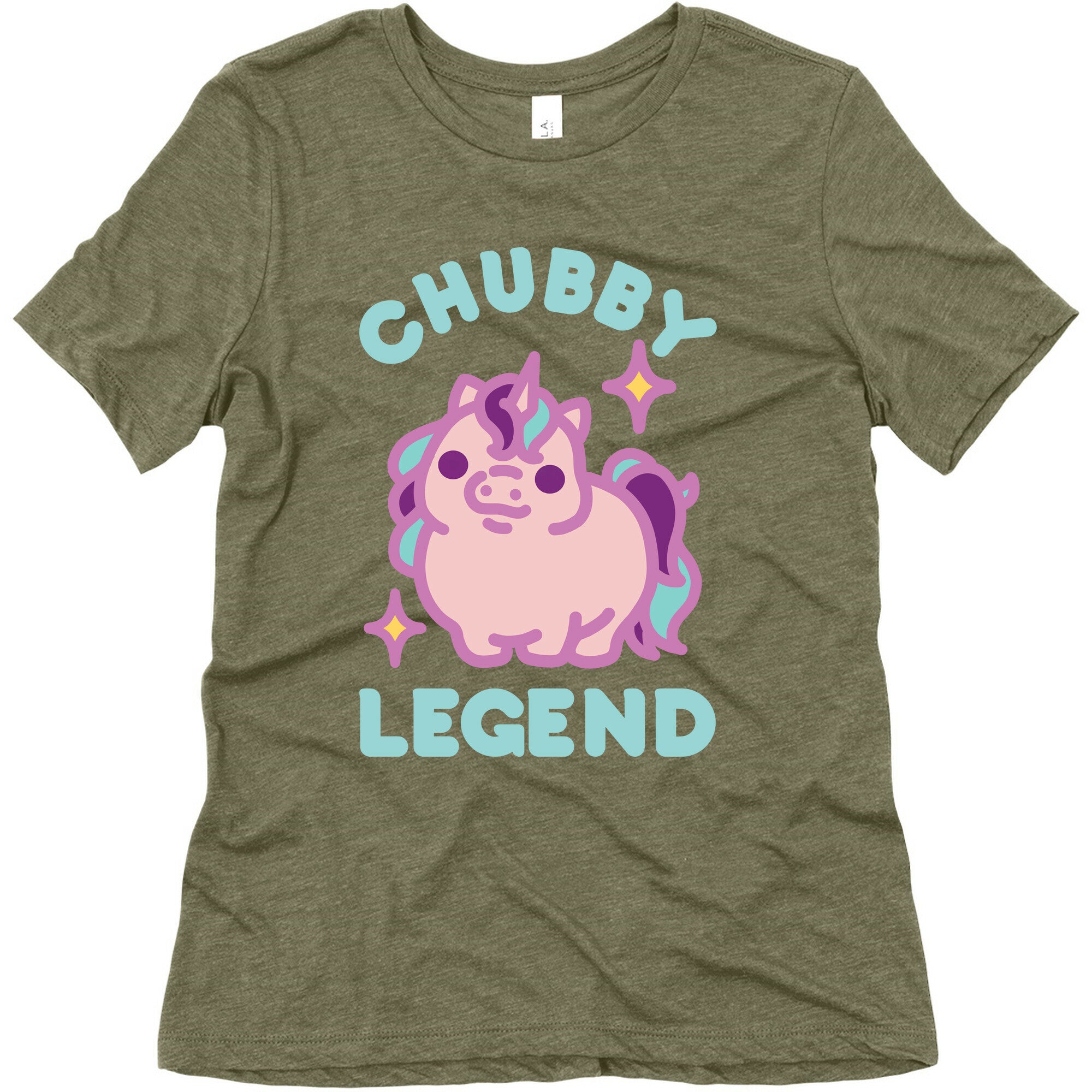 Chubby Legend Unicorn Women's Triblend Tee