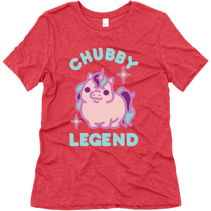 Chubby Legend Unicorn Women's Triblend Tee