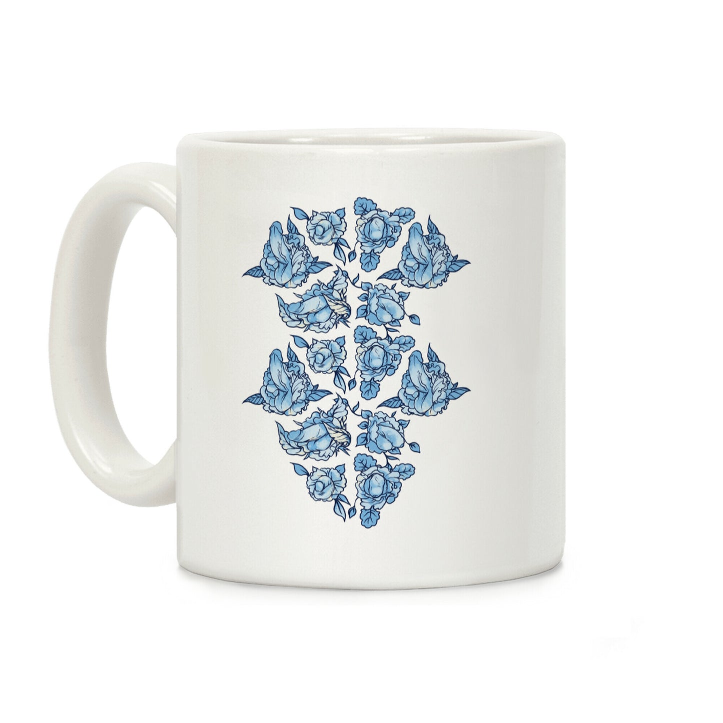 Floral Penis Collage Coffee Mug