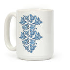 Floral Penis Collage Coffee Mug