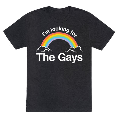 I'm Looking For The Gays Unisex Triblend Tee