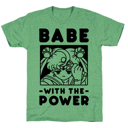 Babe With the Power Sailor Moon Unisex Triblend Tee