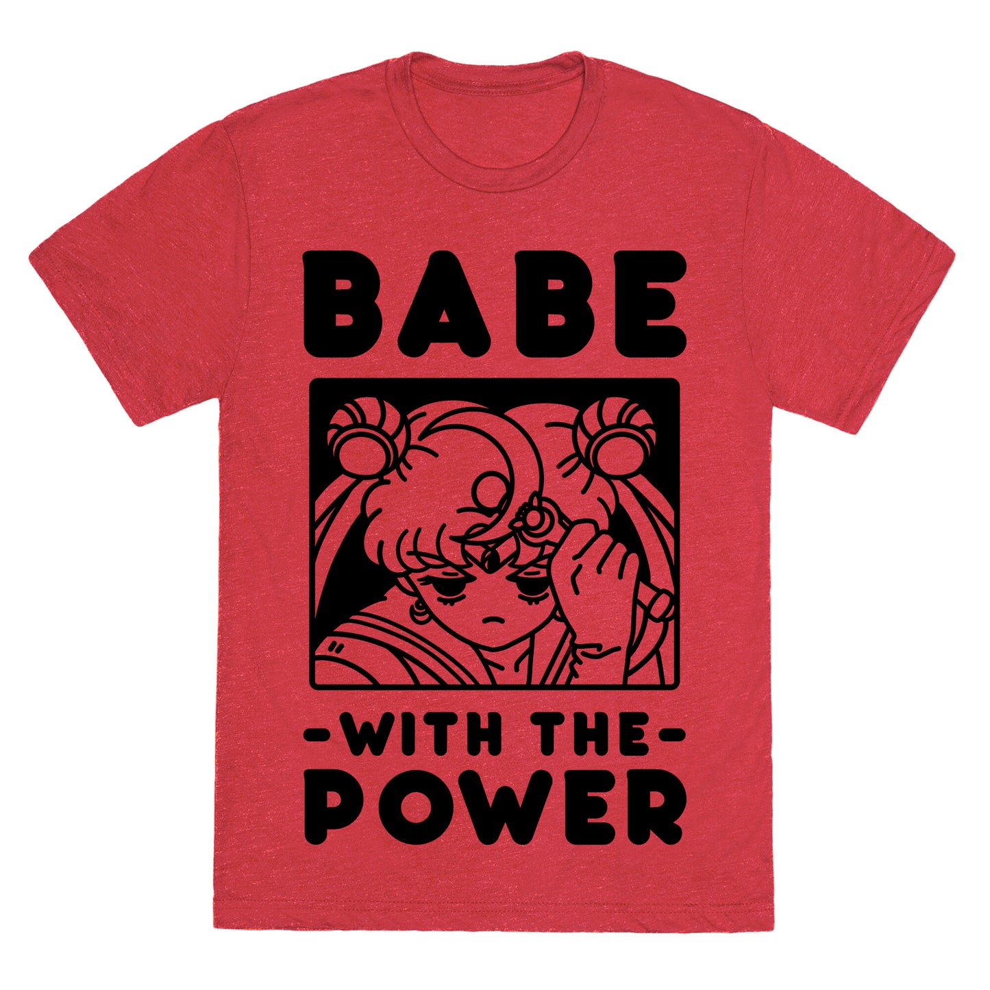 Babe With the Power Sailor Moon Unisex Triblend Tee