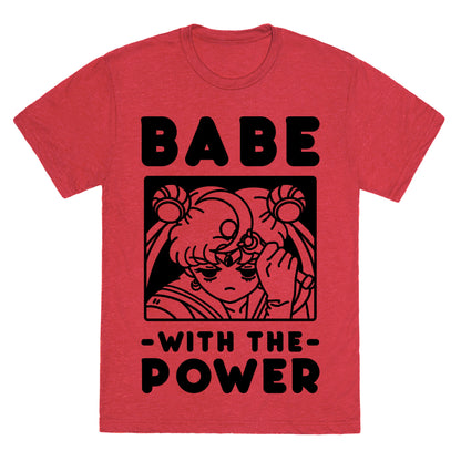 Babe With the Power Sailor Moon Unisex Triblend Tee