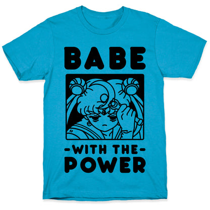 Babe With the Power Sailor Moon Unisex Triblend Tee