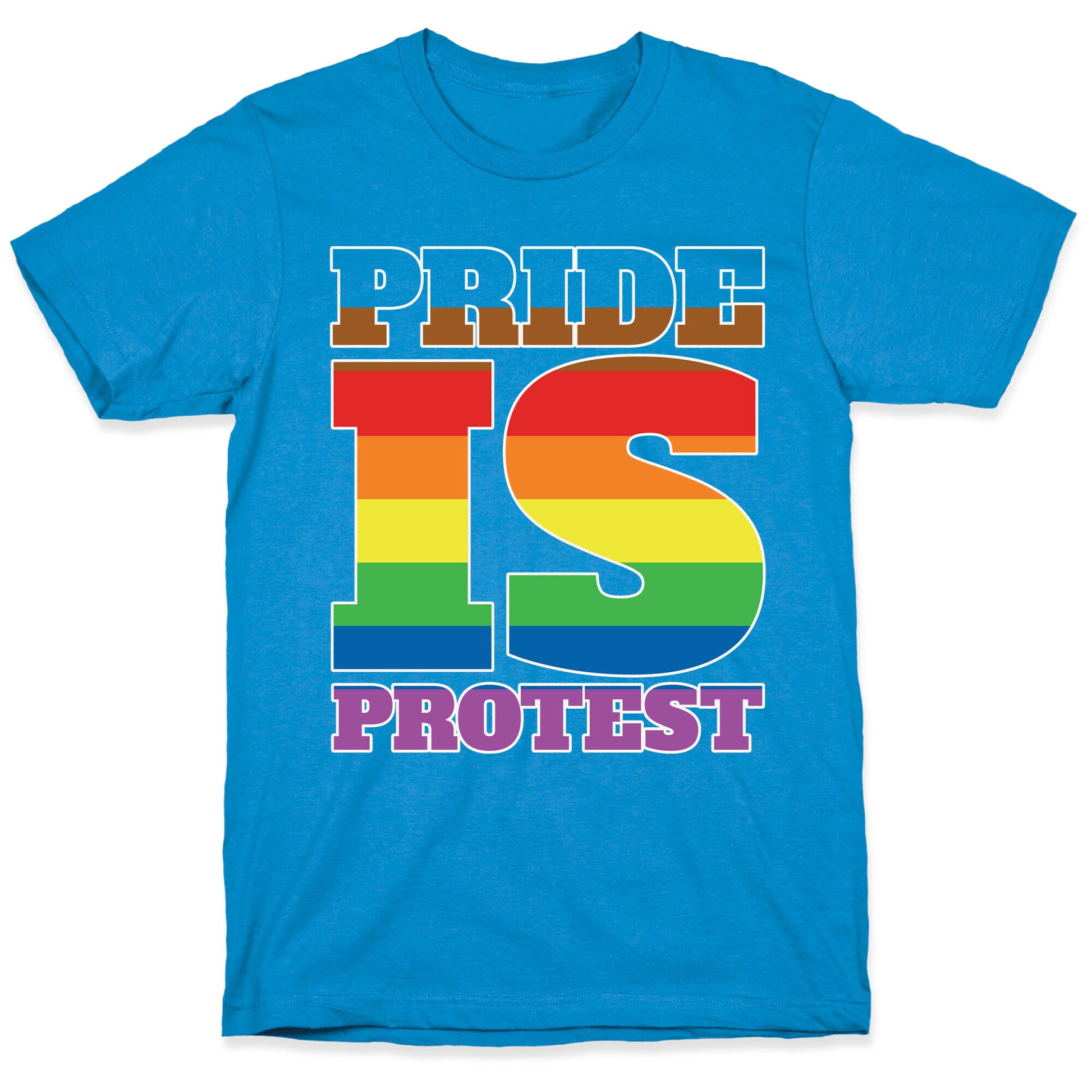 Pride Is Protest White Print T-Shirt