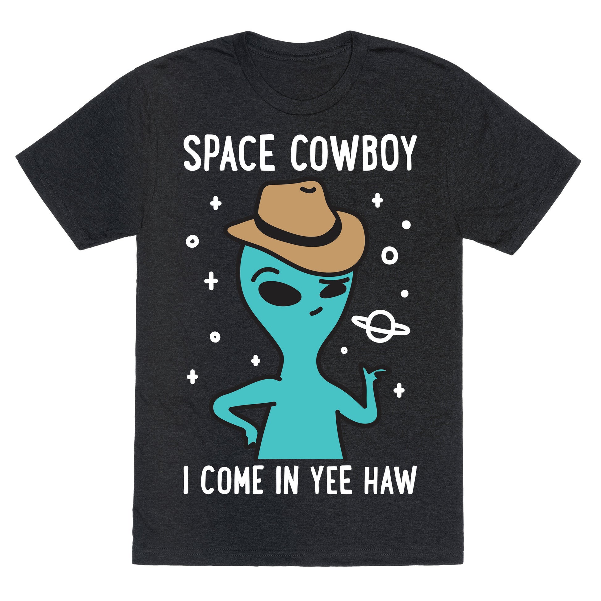Space Cowboy Alien Unisex Triblend Tee
