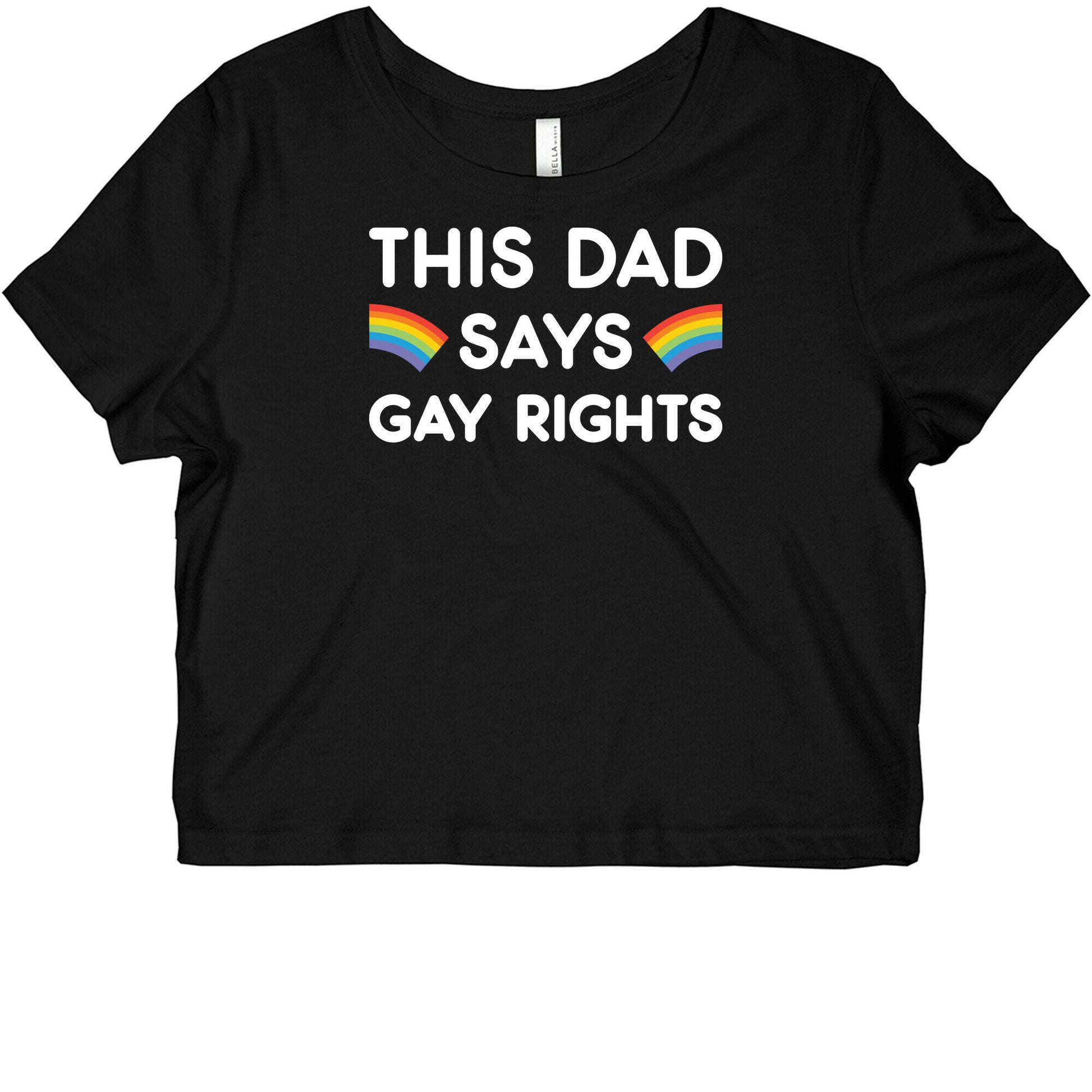 This Dad Says Gay Rights Graphic Baby Tee