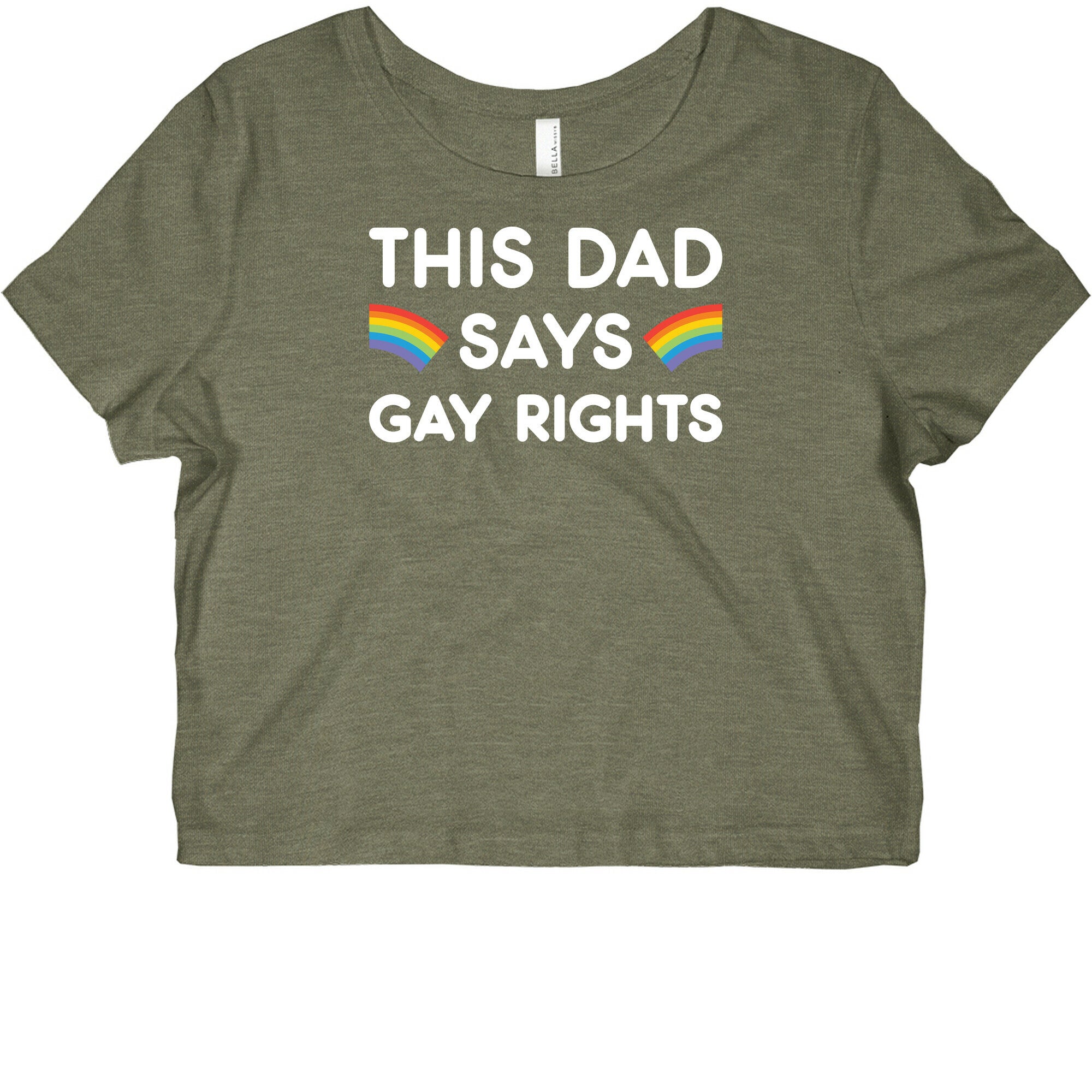 This Dad Says Gay Rights Graphic Baby Tee