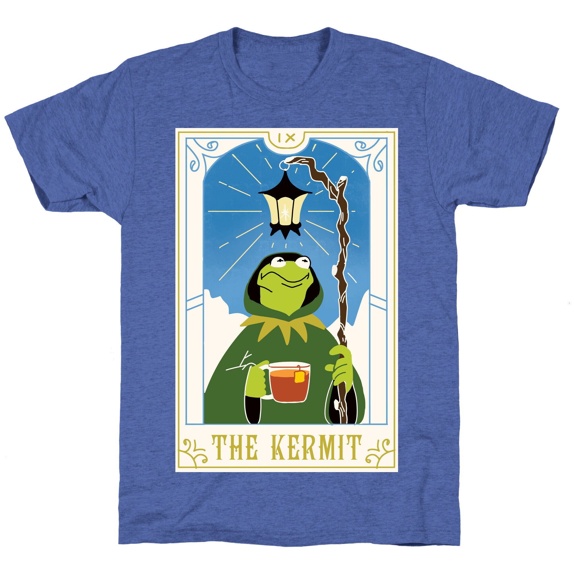 The Kermit Tarot Card Unisex Triblend Tee