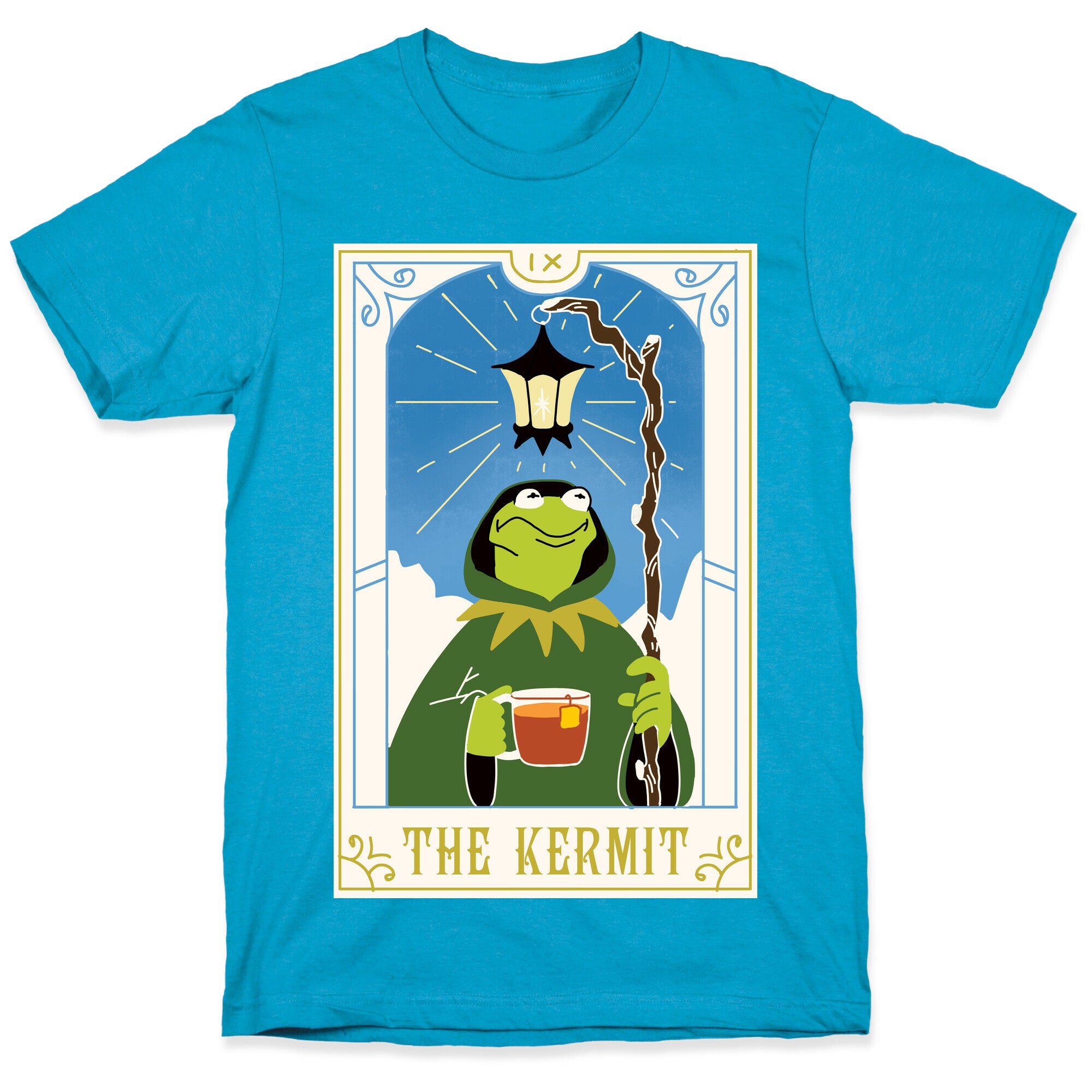 The Kermit Tarot Card Unisex Triblend Tee