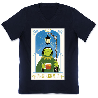 The Kermit Tarot Card V-Neck