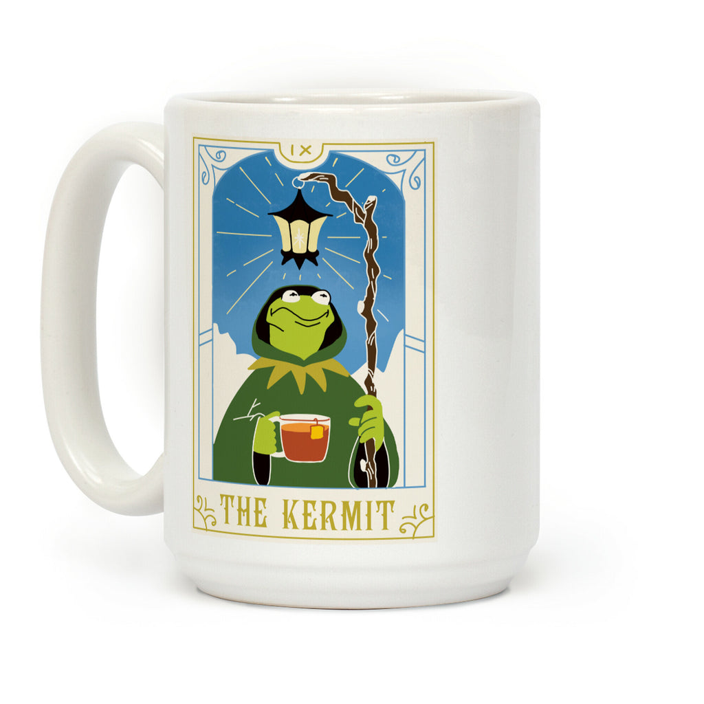 The Kermit Tarot Card Coffee Mug