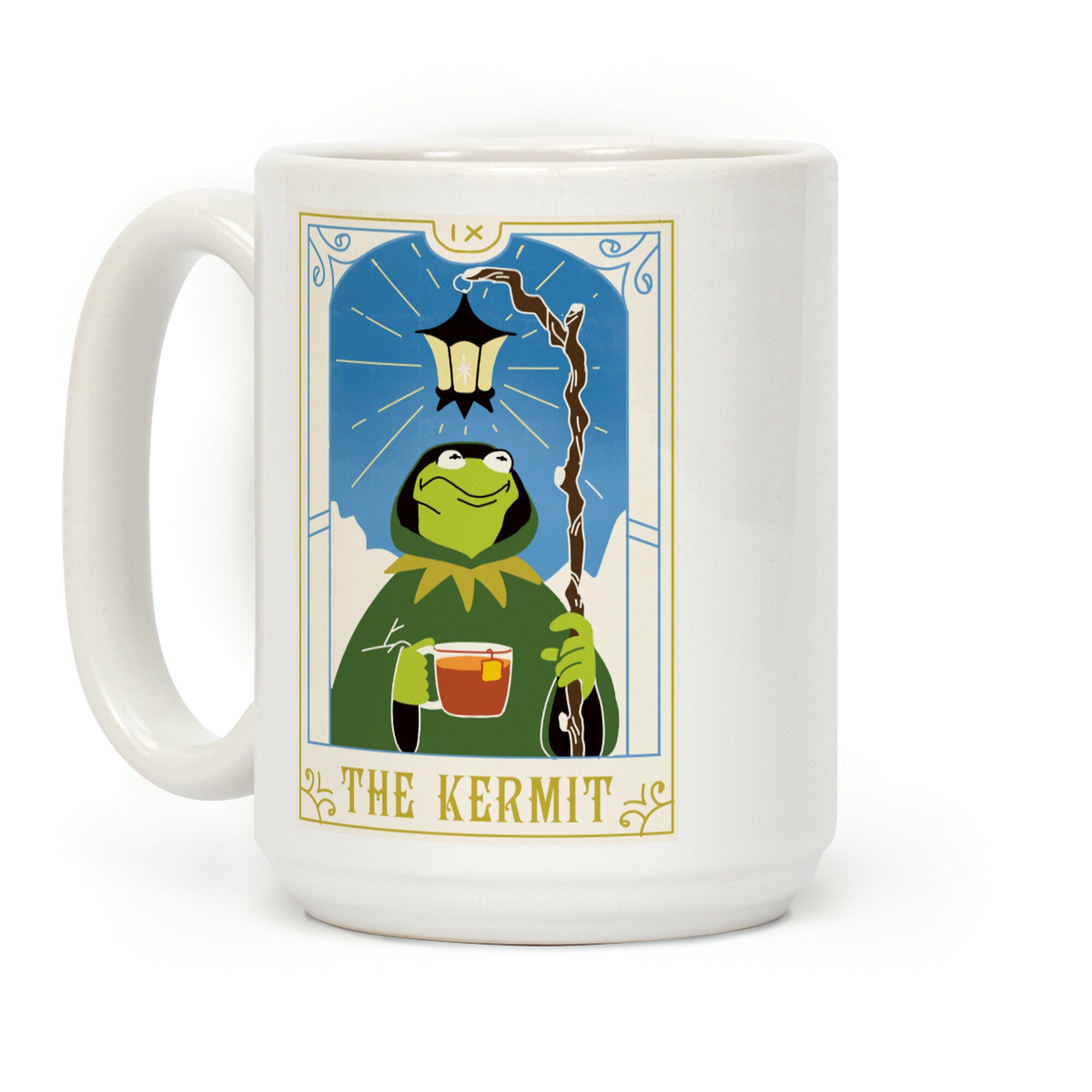 The Kermit Tarot Card Coffee Mug