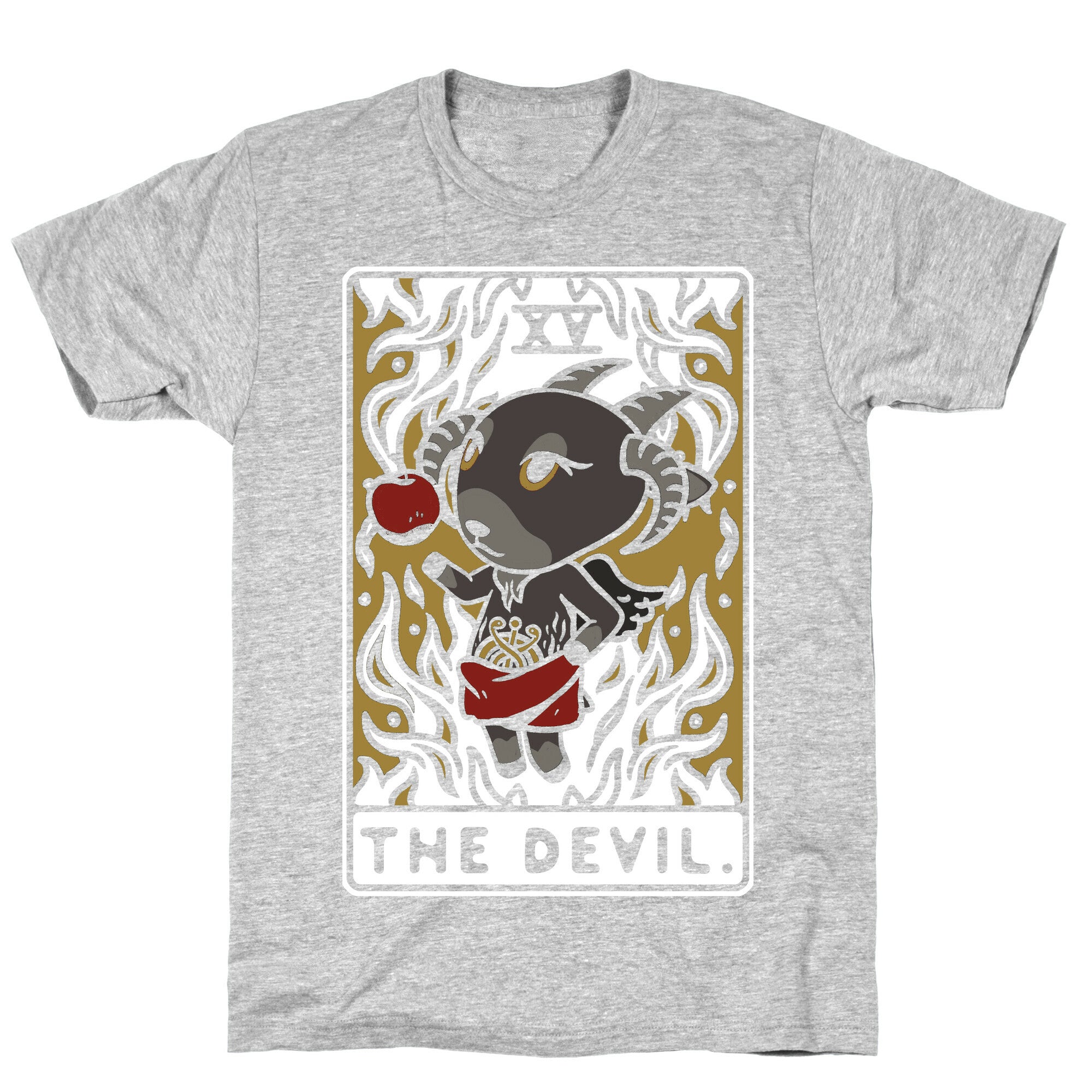 The Devil Tarot Card Animal Crossing Parody T-Shirt