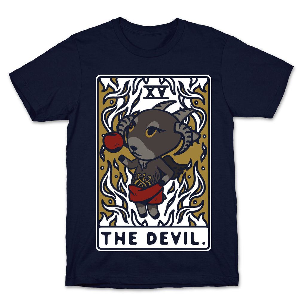 The Devil Tarot Card Animal Crossing Parody T-Shirt