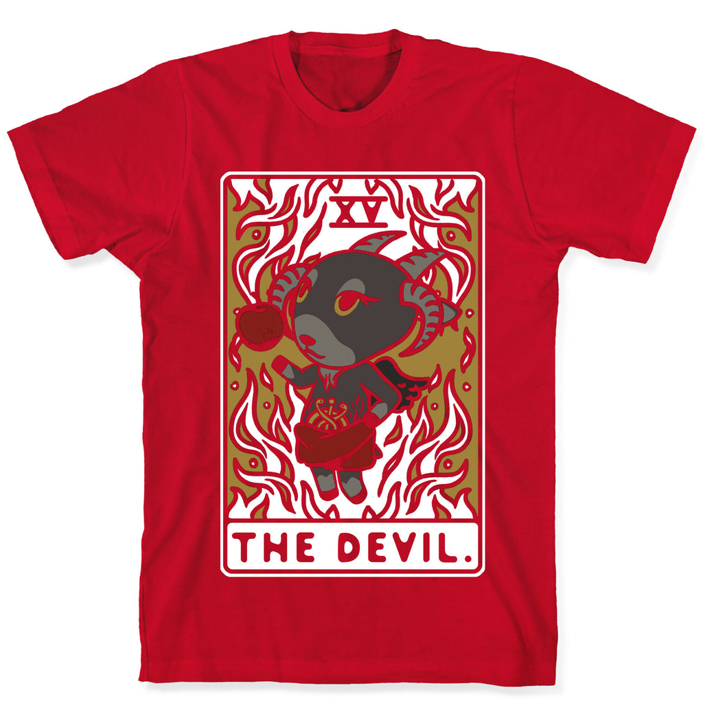 The Devil Tarot Card Animal Crossing Parody T-Shirt