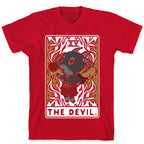 The Devil Tarot Card Animal Crossing Parody T-Shirt